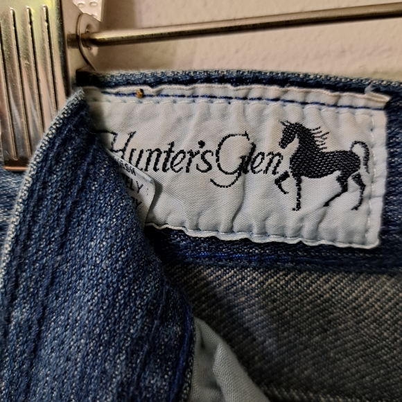 Vintage Hunters Glen High Waisted Jeans Sz 13/14 - Picture 7 of 11